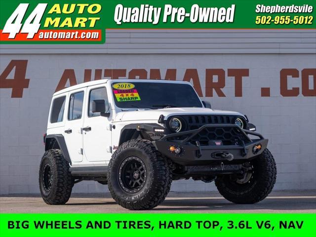 used 2018 Jeep Wrangler Unlimited car, priced at $39,944