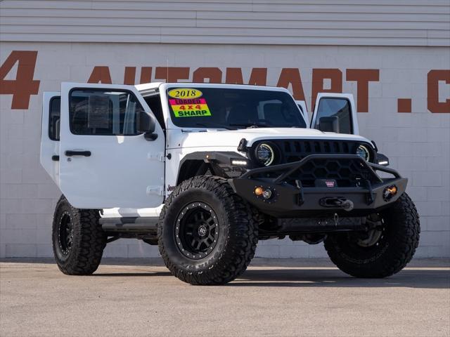 used 2018 Jeep Wrangler Unlimited car, priced at $39,944