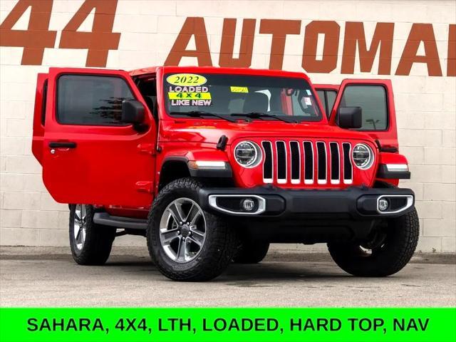 used 2022 Jeep Wrangler Unlimited car, priced at $38,444