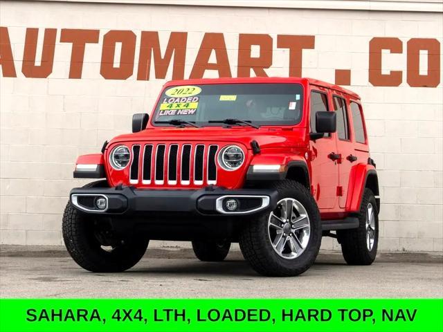 used 2022 Jeep Wrangler Unlimited car, priced at $38,444