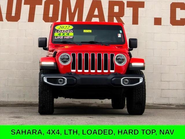 used 2022 Jeep Wrangler Unlimited car, priced at $38,444