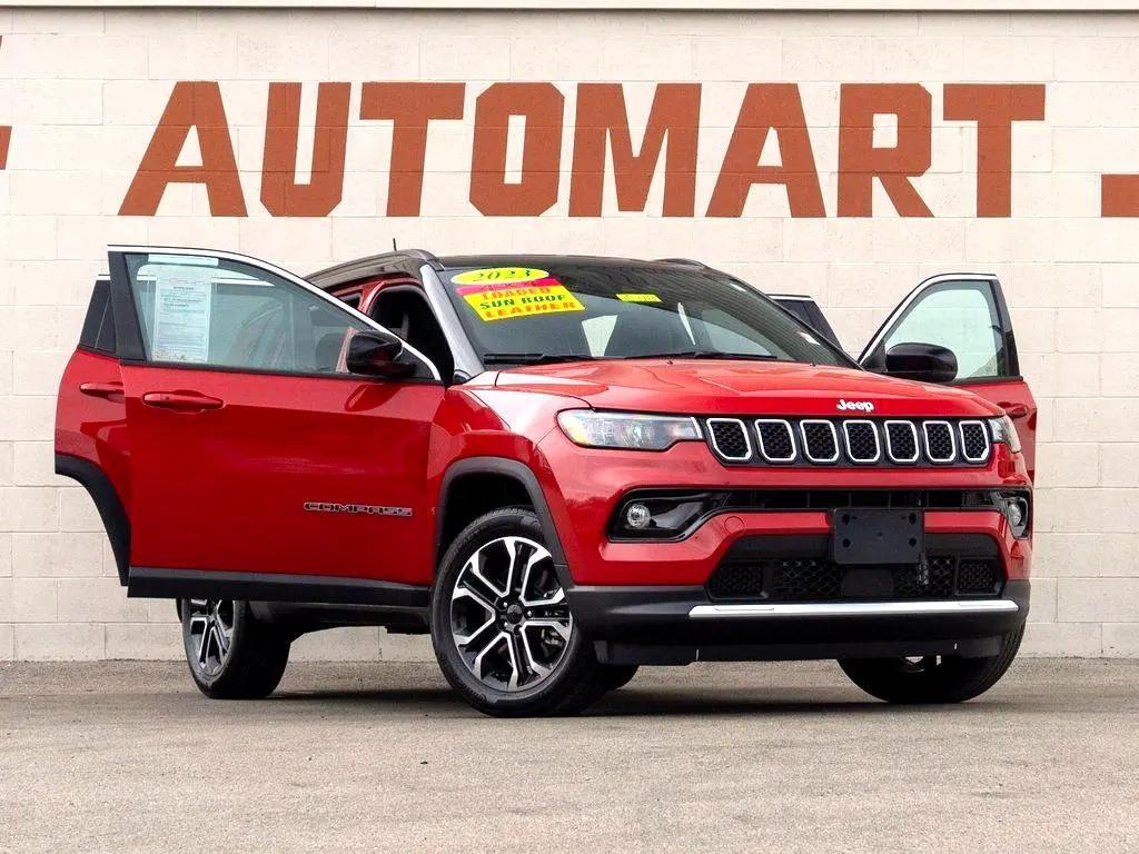 used 2023 Jeep Compass car, priced at $27,044
