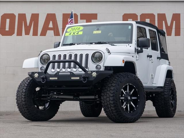 used 2016 Jeep Wrangler Unlimited car, priced at $26,144