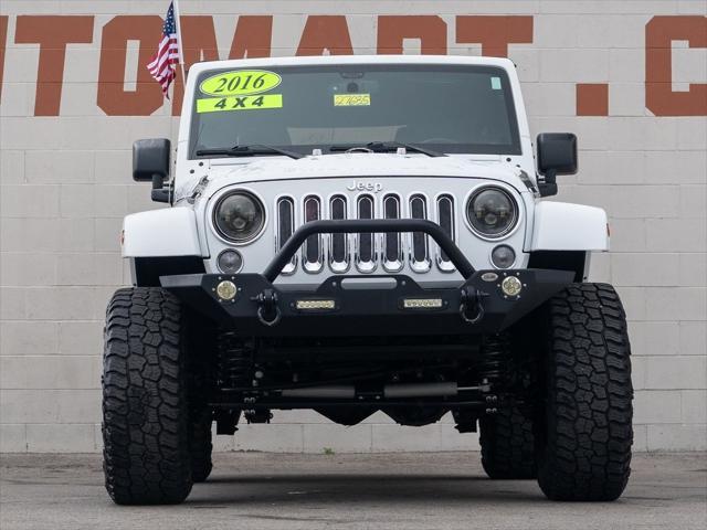 used 2016 Jeep Wrangler Unlimited car, priced at $26,144