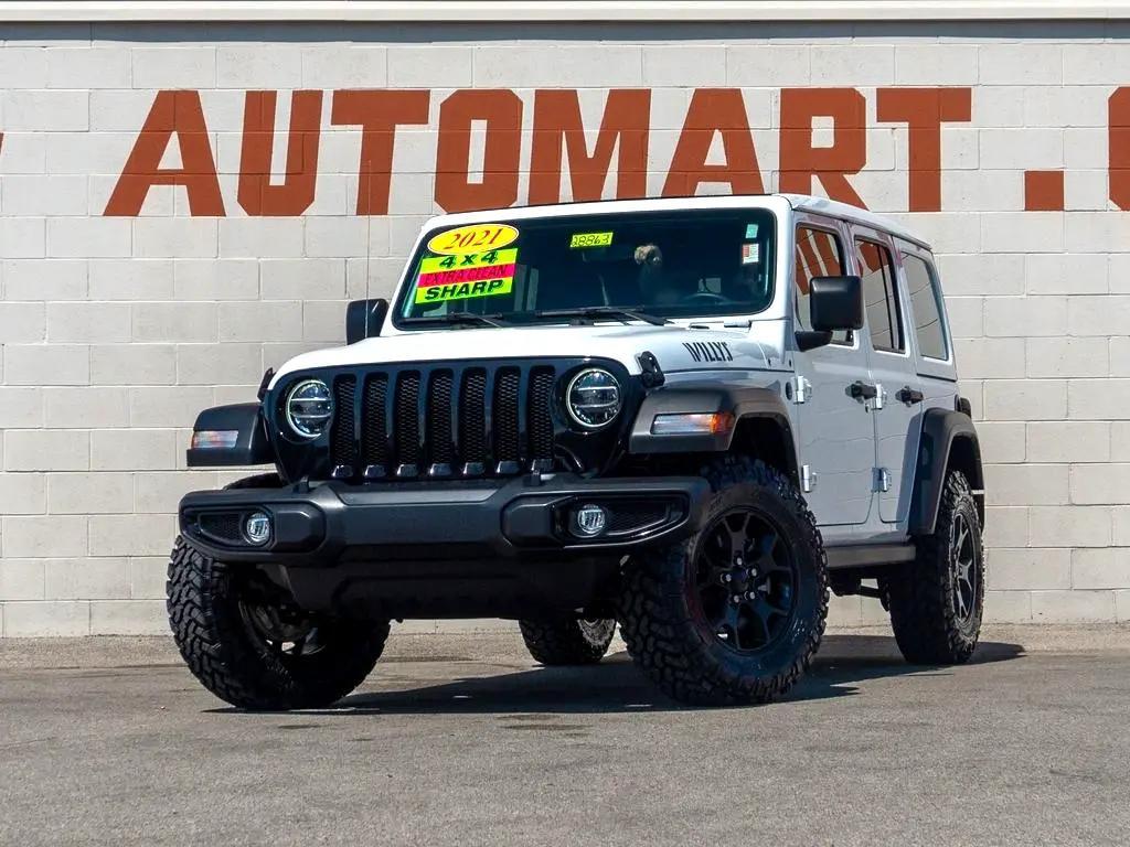 used 2021 Jeep Wrangler car, priced at $34,944