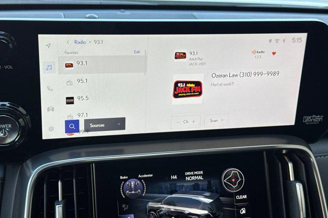 new 2025 Lexus LX 700h car, priced at $121,568