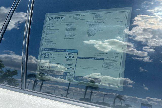 new 2026 Lexus TX 350 car, priced at $66,137
