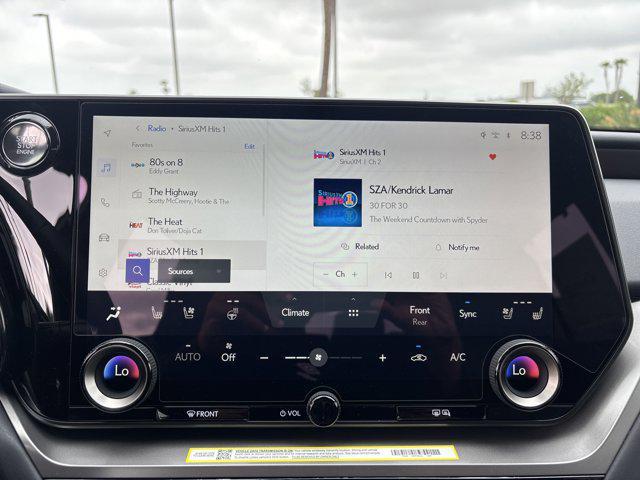 new 2025 Lexus TX 350 car, priced at $64,903