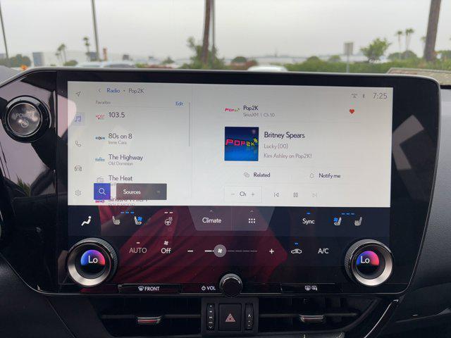 new 2025 Lexus NX 350h car, priced at $52,240