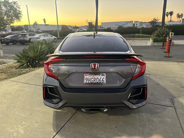 used 2020 Honda Civic Si car, priced at $20,487