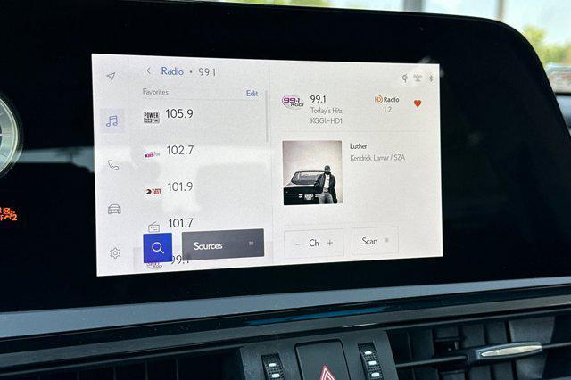 new 2025 Lexus ES 350 car, priced at $48,105