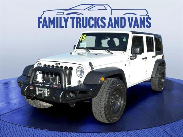 used 2015 Jeep Wrangler Unlimited car, priced at $19,487