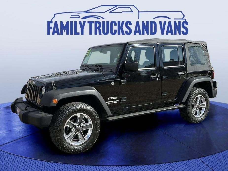 used 2015 Jeep Wrangler Unlimited car, priced at $21,487