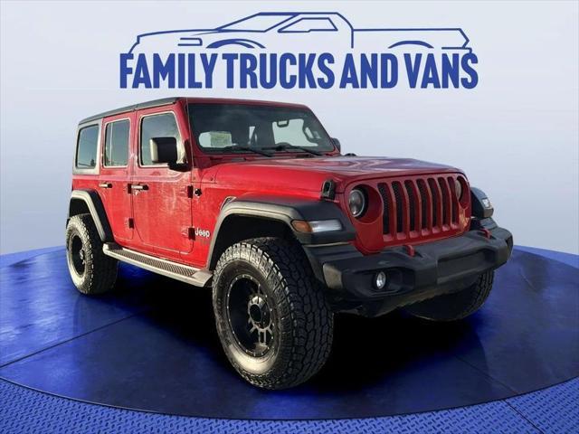 used 2018 Jeep Wrangler Unlimited car, priced at $22,487