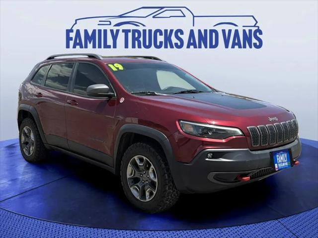used 2019 Jeep Cherokee car, priced at $17,500