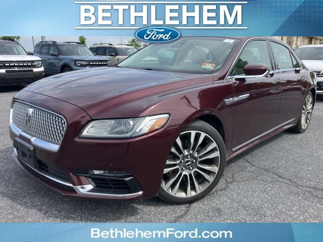 used 2017 Lincoln Continental car, priced at $20,880