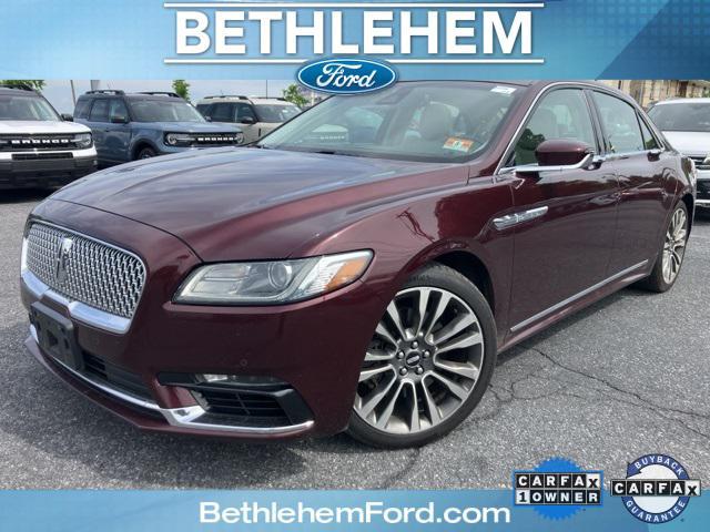 used 2017 Lincoln Continental car, priced at $19,750
