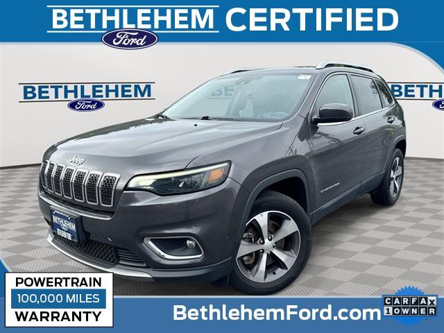 used 2021 Jeep Cherokee car, priced at $23,100