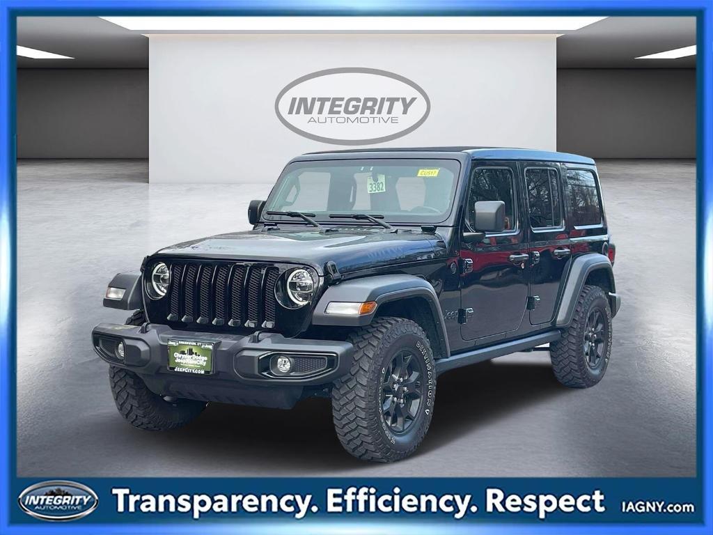 used 2021 Jeep Wrangler Unlimited car, priced at $33,993