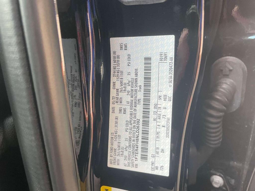 used 2022 Ford Ranger car, priced at $35,000