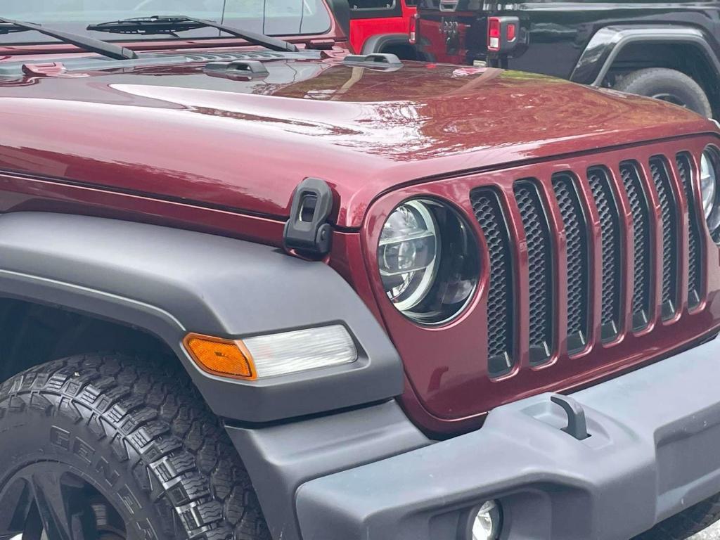 used 2021 Jeep Wrangler Unlimited car, priced at $28,656