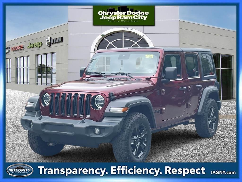 used 2021 Jeep Wrangler Unlimited car, priced at $27,999