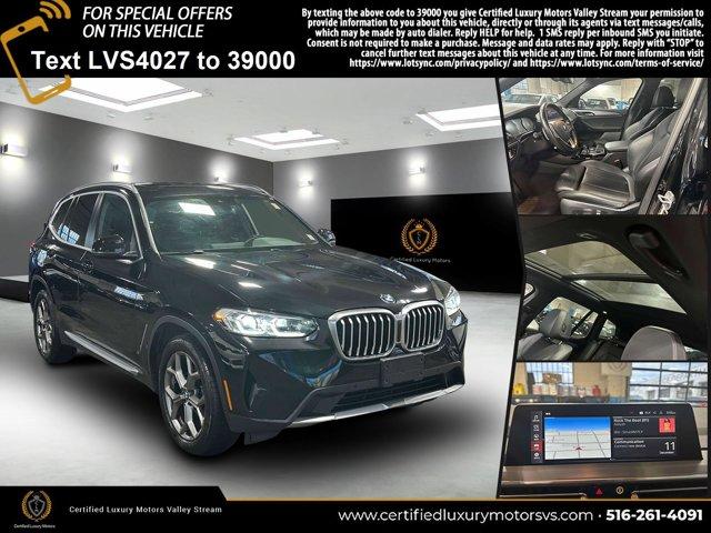 used 2022 BMW X3 car, priced at $27,890