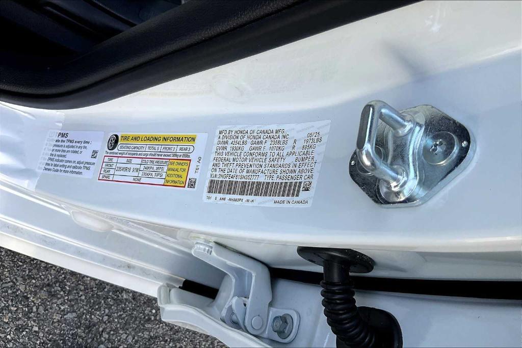 new 2025 Honda Civic Hybrid car, priced at $30,555