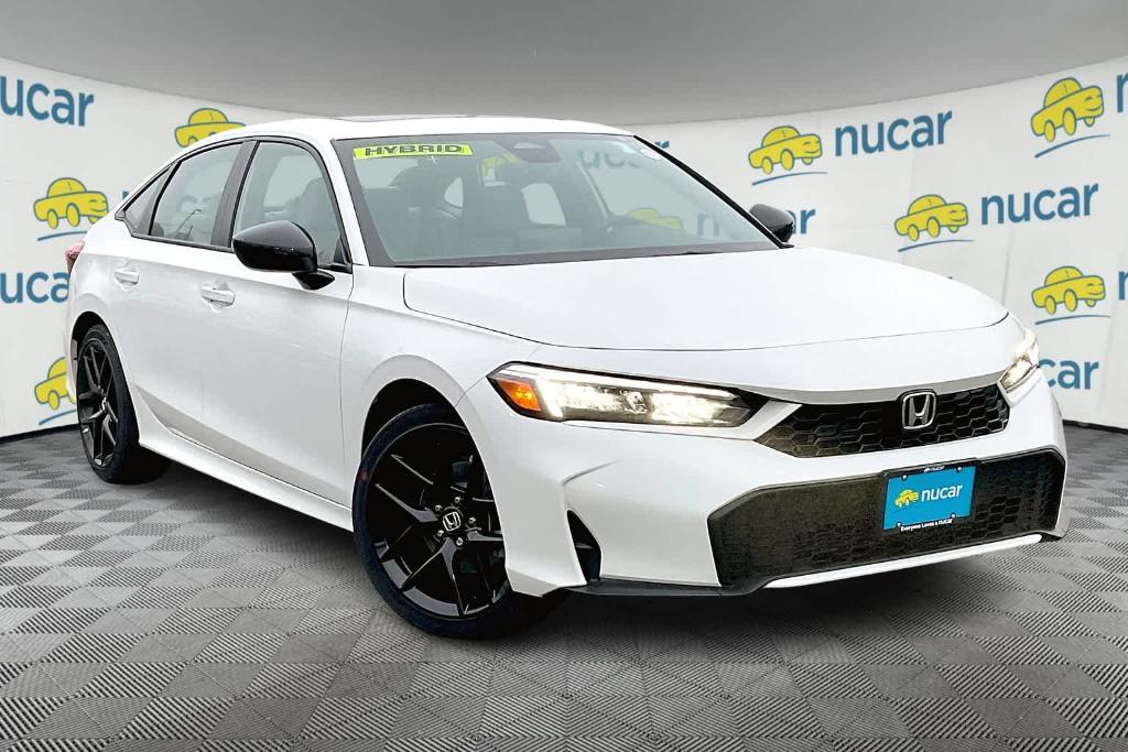 new 2025 Honda Civic Hybrid car, priced at $30,555