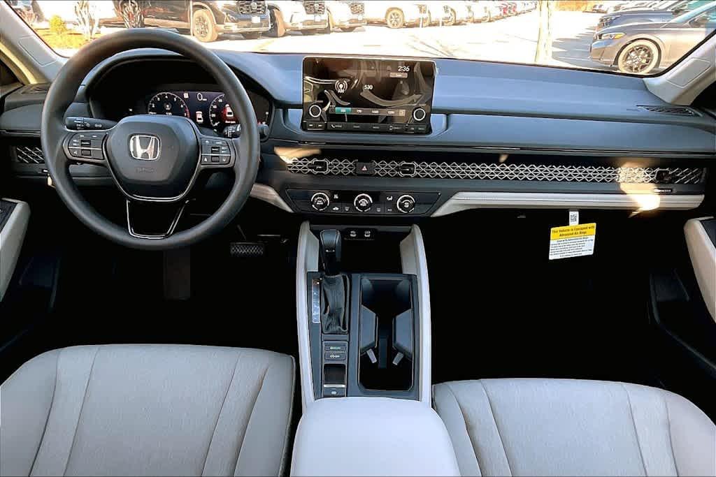 new 2025 Honda Accord car, priced at $28,633