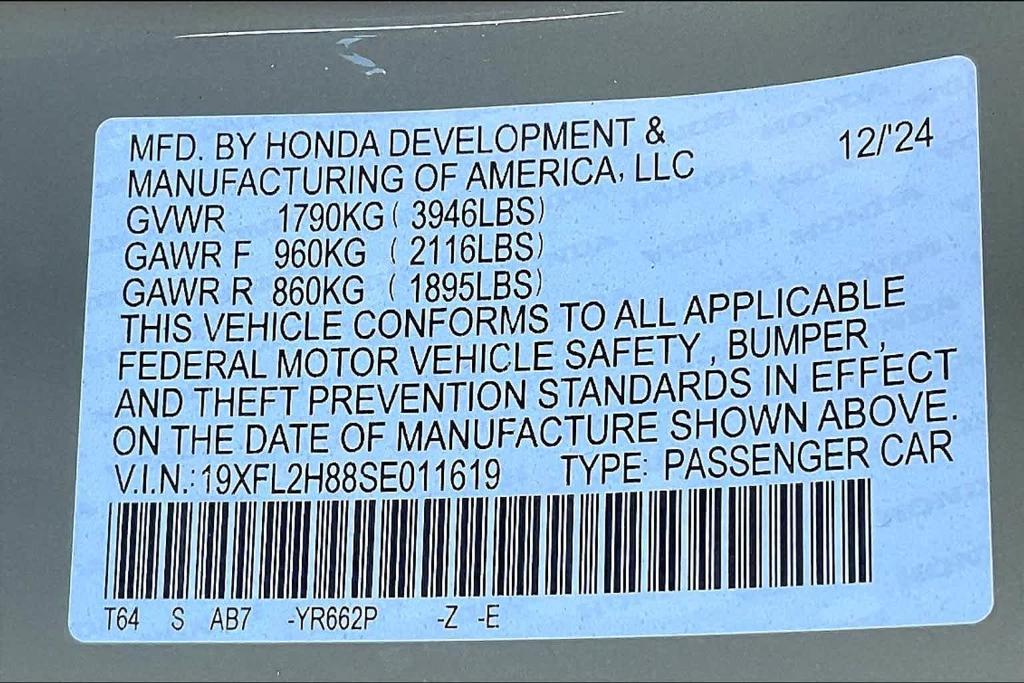 new 2025 Honda Civic car, priced at $29,000