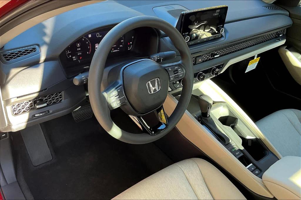 new 2025 Honda Accord car, priced at $30,650