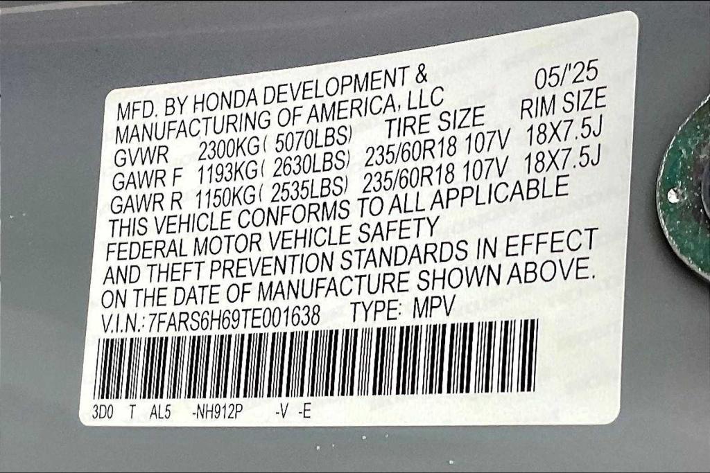 new 2026 Honda CR-V Hybrid car, priced at $40,650