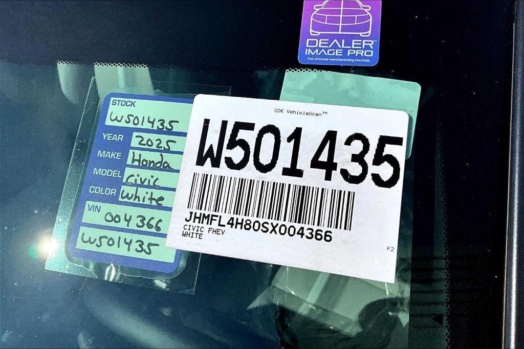 new 2025 Honda Civic Hybrid car, priced at $31,755