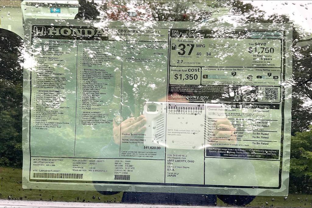 new 2026 Honda CR-V Hybrid car, priced at $41,620