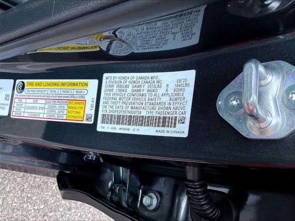 new 2026 Honda Civic car, priced at $27,790