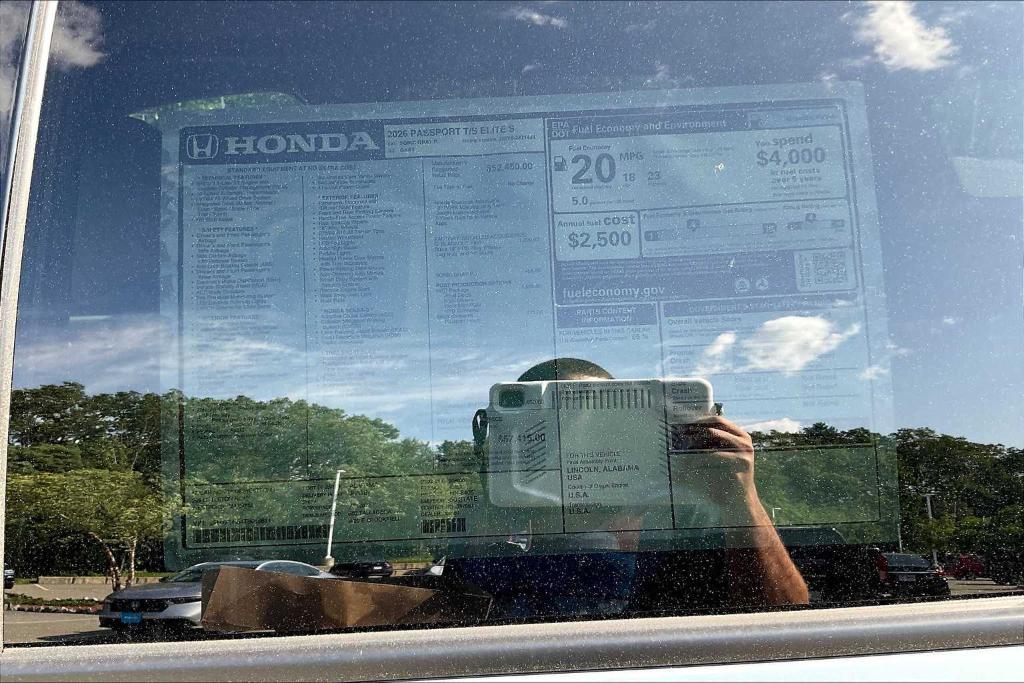 new 2026 Honda Passport car, priced at $57,415
