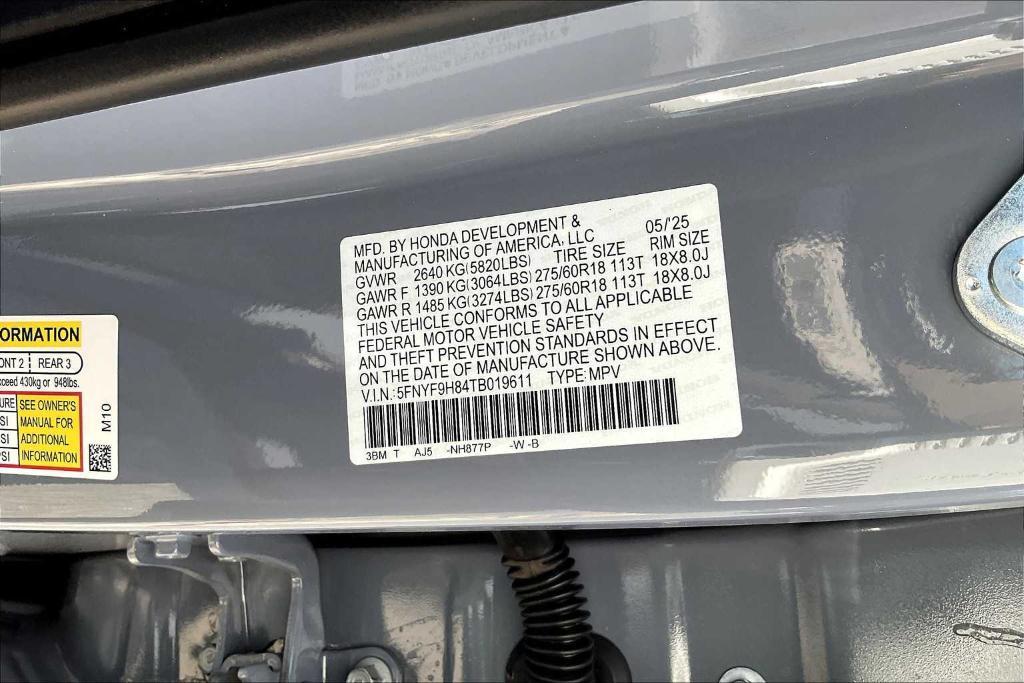 new 2026 Honda Passport car, priced at $57,415
