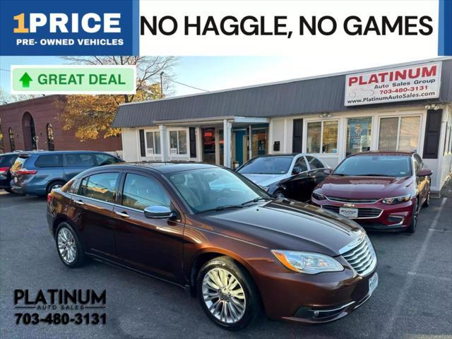 used 2013 Chrysler 200 car, priced at $4,995