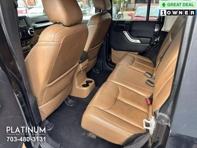 used 2015 Jeep Wrangler Unlimited car, priced at $10,995