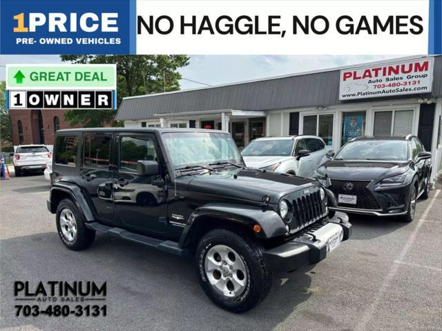 used 2015 Jeep Wrangler Unlimited car, priced at $10,995