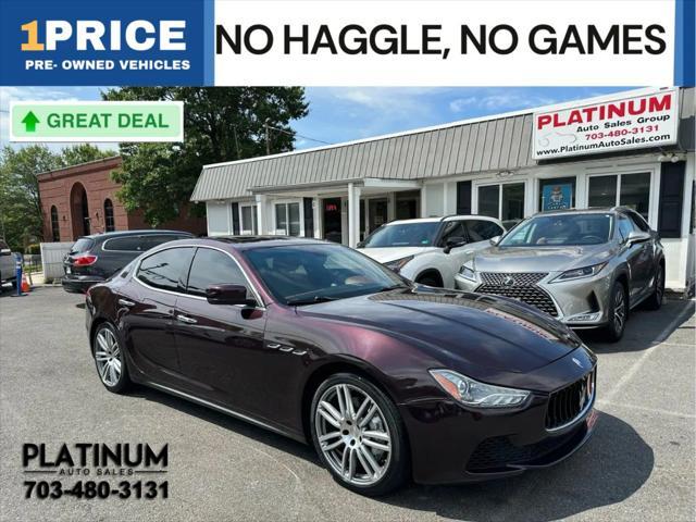 used 2015 Maserati Ghibli car, priced at $9,995
