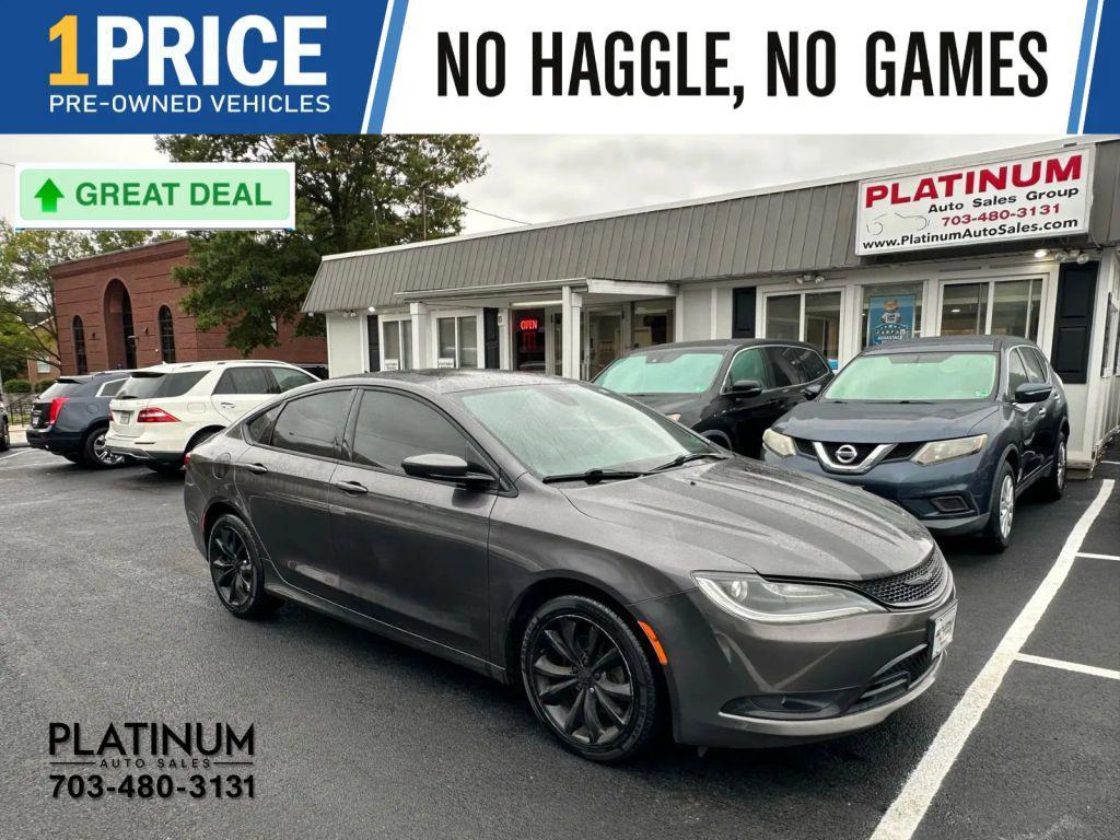used 2015 Chrysler 200 car, priced at $3,495