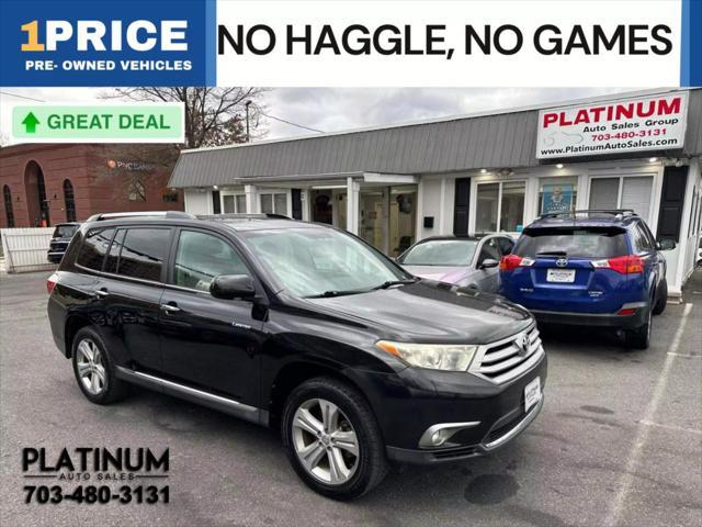 used 2013 Toyota Highlander car, priced at $10,495