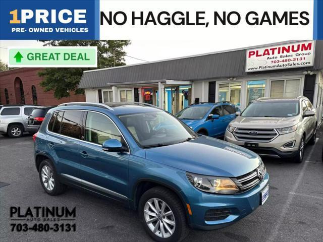 used 2017 Volkswagen Tiguan car, priced at $9,495