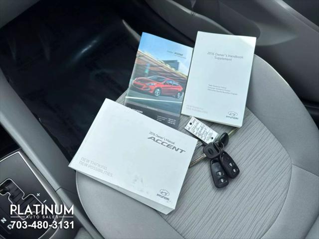 used 2016 Hyundai Accent car, priced at $7,995