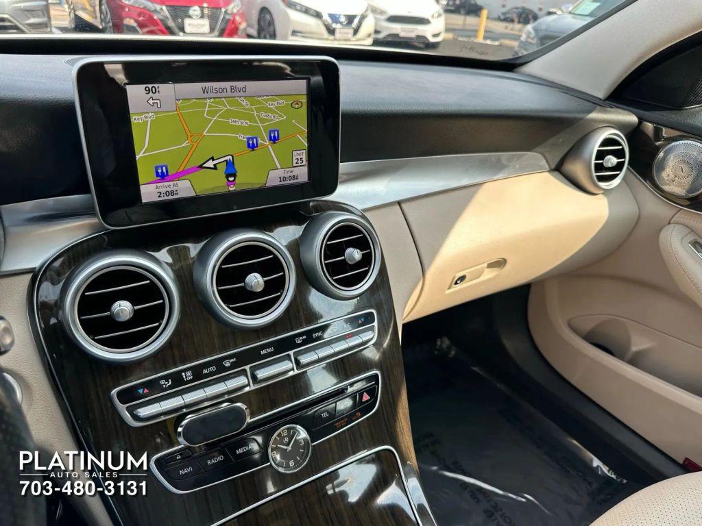 used 2015 Mercedes-Benz C-Class car, priced at $12,995