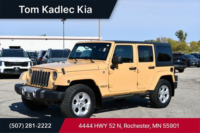 used 2014 Jeep Wrangler Unlimited car, priced at $17,288