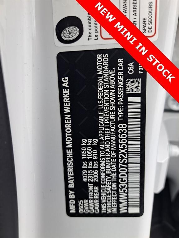 new 2025 MINI Hardtop car, priced at $37,960