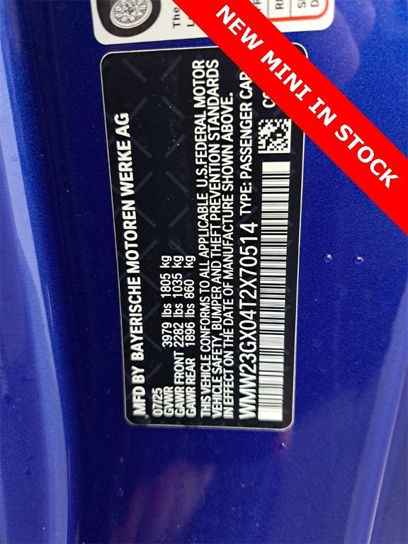 new 2026 MINI Convertible car, priced at $44,490